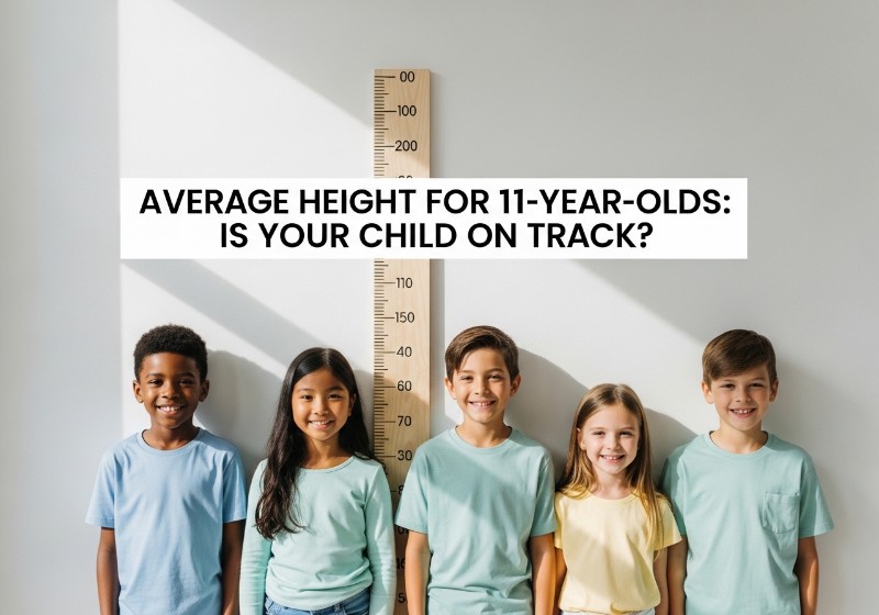 The average height for an 11-year-old