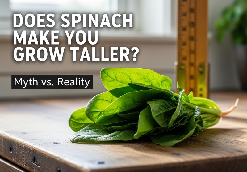 Does spinach make you grow taller?