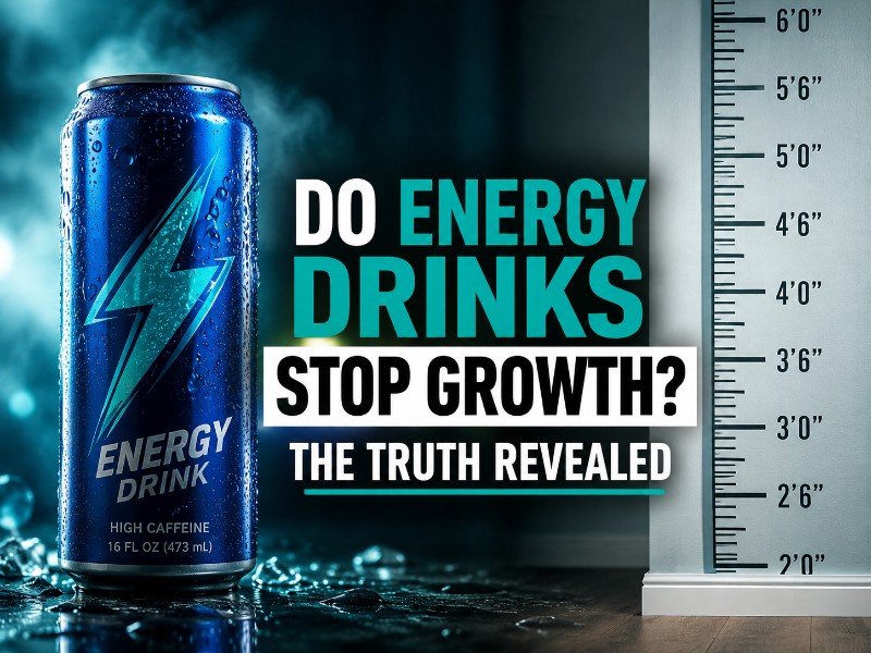 Do energy drinks stunt your growth?