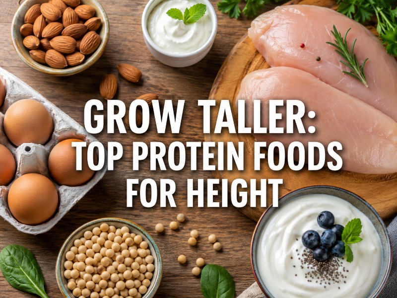 Foods rich in protein increase height quickly