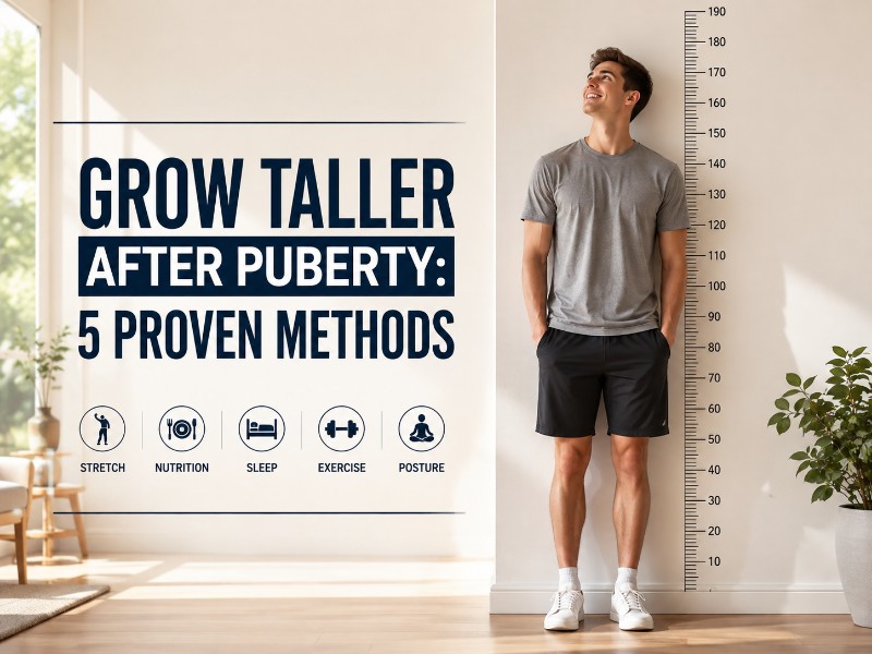 How to grow taller after puberty